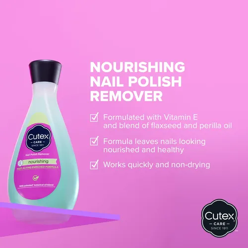 Cutex Removedor De Esmalte De Uñas Nutritivo, Deja