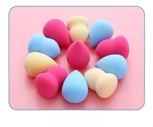 Licuadora De Esponja De Maquillaje Sin Látex Para Uso Húmedo