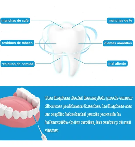 Xiaoyii 400 Mini Cepillos Hilo Dental Silicona Xiaoyii