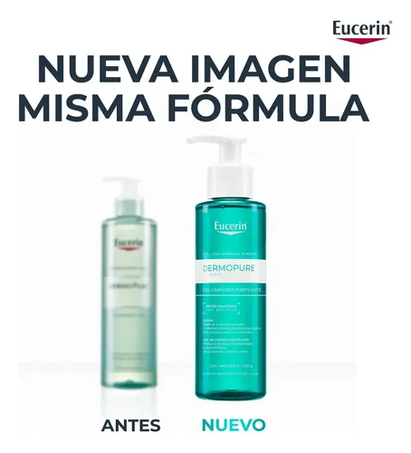 Eucerin DermoPURE Oil Control Gel Limpiador diario 200 ml