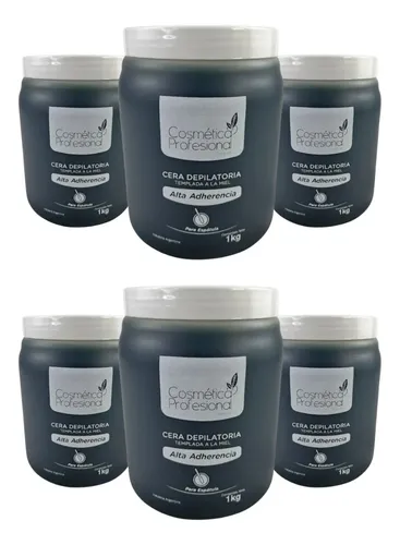 Combo X6 Ceras Alta Adherencia Cosmetica Profesional 1kg