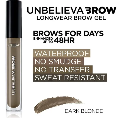 Gel De Cejas De Larga Duración Impermeable Dark Blonde De
