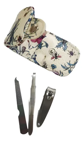 Kit Manicura Con Estuche 3 Piezas Ideal Cartera