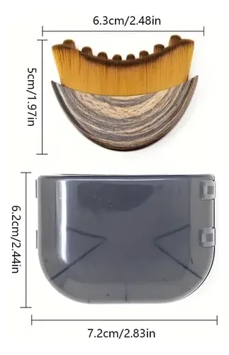 Brocha Para Contorno Facial De 3 Piezas – Escultura De Queix