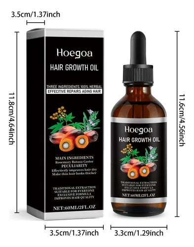 Aceite Para El Crecimiento Del Cabello Hoegoa Para Promover