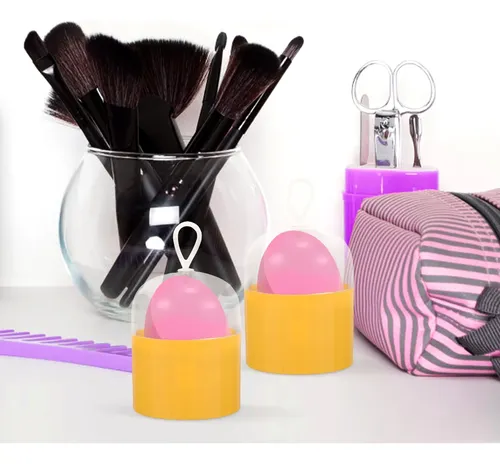4 Soportes Para Esponjas De Maquillaje, Cajas Para Huevos, B