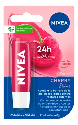 Nivea Protector Labial Cherry Shine Bálsamo Humectante Local