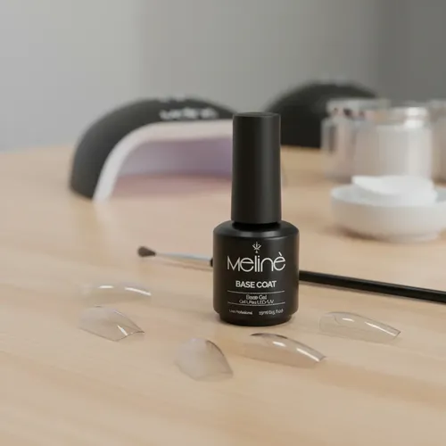 Base Coat Gel Meline Uv/led Semipermanente Para Uñas 15 Ml