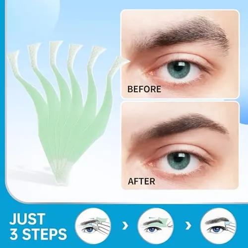 Kit De Cera Para Cejas Beauty7 Para Hombre, 24 Tiras De Depi