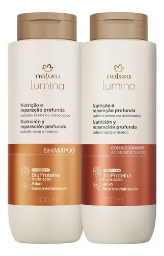 Shampoo + Acondicionador Nutritivo Lumina Natura Vegano