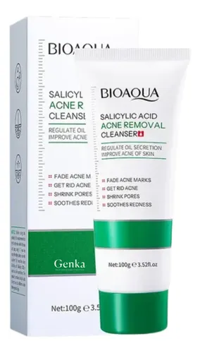 Limpiador Facial Con Ácido Salicilico 100ml Antiacne Bioaqua