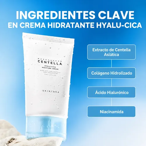 Crema Facial Skin1004 Hyalu-cica Hidratante Ligera