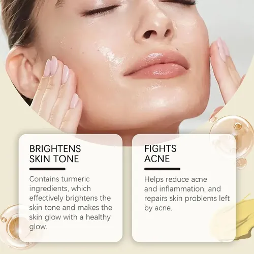 Crema Facial Hidratante Iluminadora Con Cúrcuma