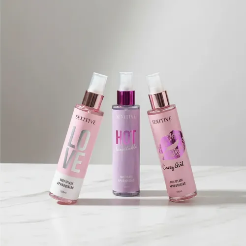Kit X 3 Body Splash Sexitive Femenino Aphrodisiac Hot Privee