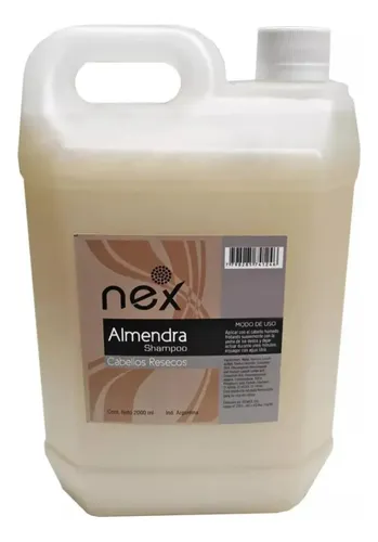 Shampoo Almendras Para Cabellos Resecos Bidon X 2lt Nex