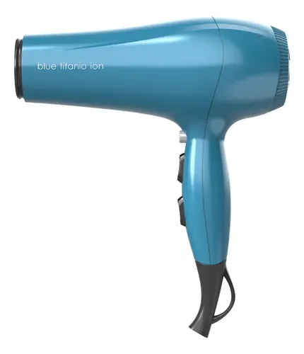 Gama Italy Secador De Pelo Mistral Blue Titanio Ion Azul 9c