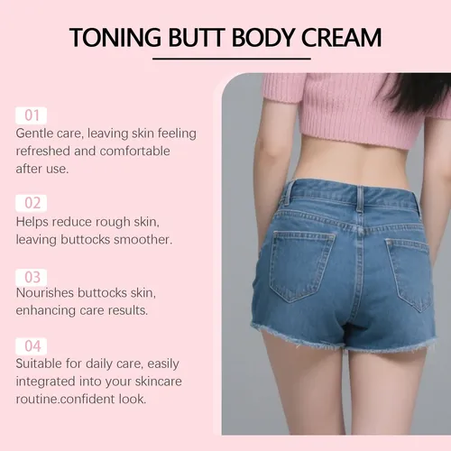 La Crema Corporal Para Glúteos Hanchobit Nutre E Hidrata El