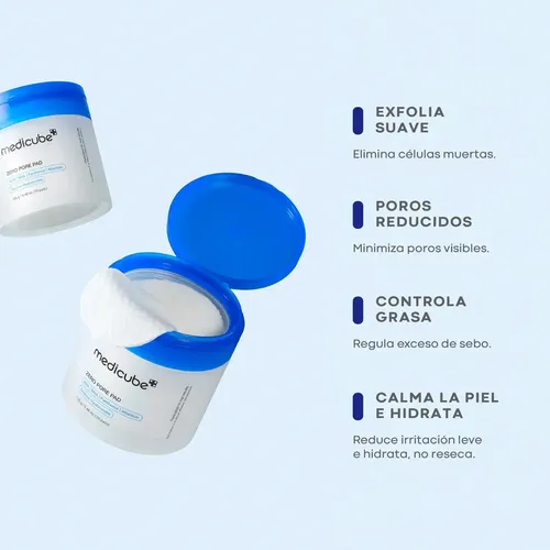 Medicube Zero Pore Pads 2.0 Exfoliantes Coreanos 70un Corean Mixta Día/noche
