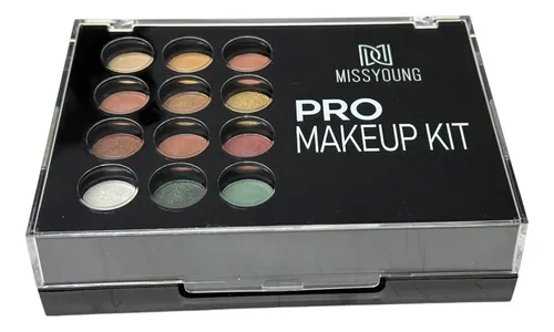Mini Paleta De Maquillaje Todo En Uno Compacto Con Espejo