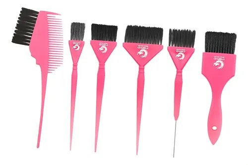 Juego De Brochas De Color Para Tinte De Cabello, 6 Uds., Kit