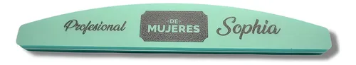 Lima Buffer Demujeres Recta con Punta Redonda, Verde