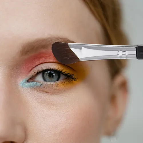 Pincel Delineador De Ojos En Ángulo, 4 Unidades, Cepillo Par