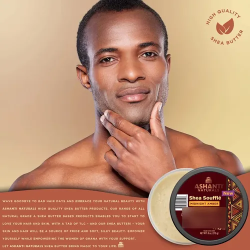 Manteca De Karité Batida Ashanti Naturals Midnight Amber 240