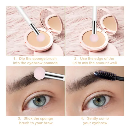 Esponja Maquillaje Setas Con Mango Para Corrector