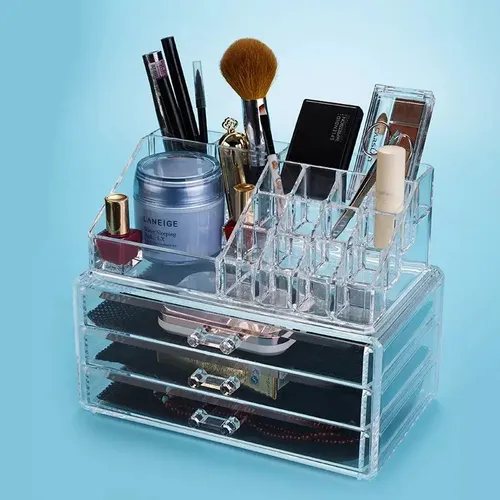 Organizador Maquillaje Acrilico Cajón Caja Porta Cosméticos