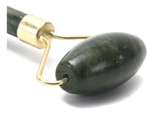 Rodillo Roller Facial Rostro Masajeador Jade Doble Skin Care