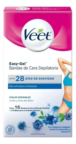 Veet Banda Depilatoria Axila-bikini Piel Sensible