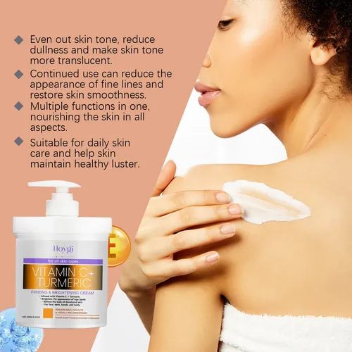 Crema Corporal Reafirmante Hoygi Con Cúrcuma Y Vitamina C