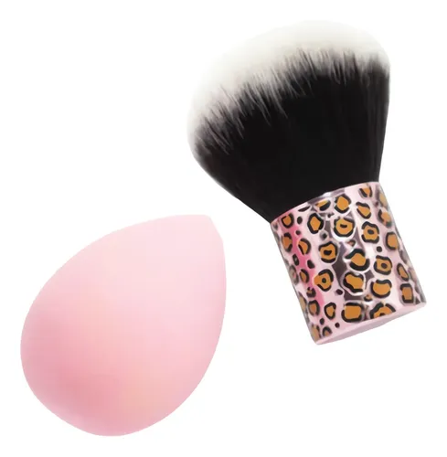 Set De Brocha Más Esponja Avon