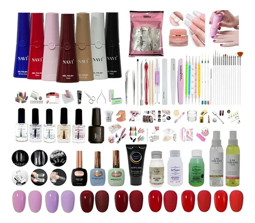 Kit Inicial X102u Insumos Completo Polygel Deco Semip Sofgel