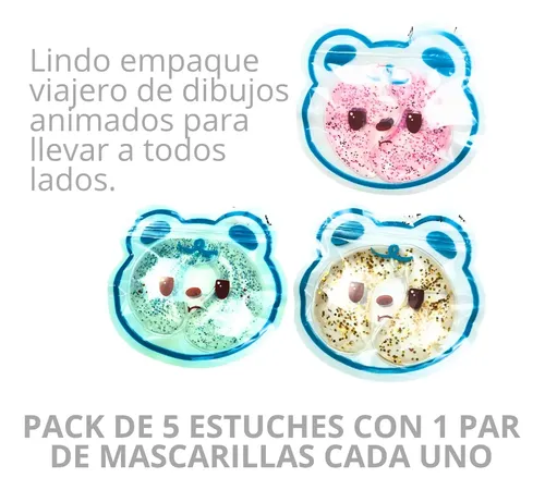 Pack X5 Pares Parches Gel Ojeras Reutilizables Reafirmantes