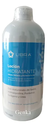 Loción Tónica Hidratante Libra Cosmetica X 500ml