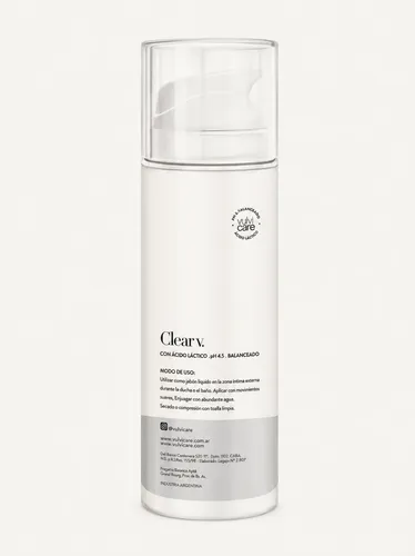 Vulvicare Clear V Jabón Prebiótico Zona Íntima