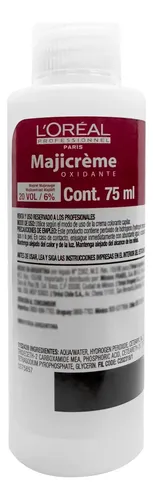 Agua Oxigenada Loreal Crema Oxidante 20 Volumenes 75 Ml