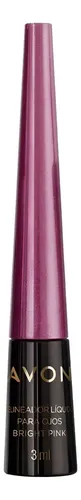Avon Delineador Liquido Con Efecto Glitter Y Mate. Acabado Con Brillo Color Bright Pink
