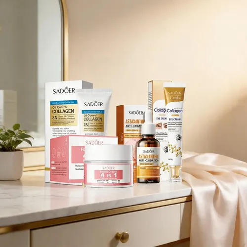 Kit Skincare Firmeza Renovación Hialuronico Colageno Sadoer