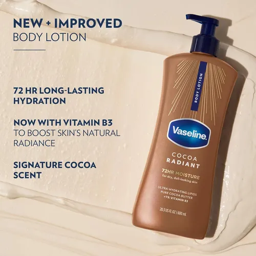Vaseline, Cocoa Radiant®, Loción Corporal, 600 Ml