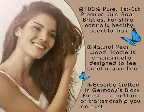 Cepillo Para El Cabello Desert Breeze Distributing 100% Natu