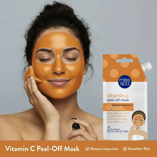 Mascarillas Miss Spa Trio Vitamina C Y Detox Con Carbón Y