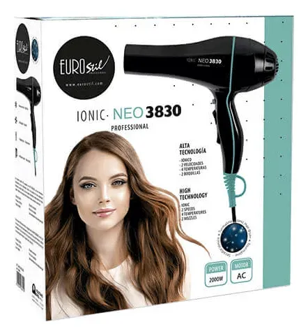 Secador De Pelo Profesional Eurostil 3830 2000w Peluqueria