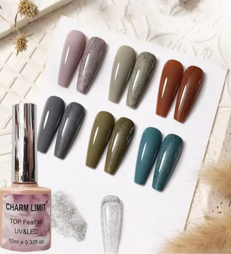 Top Coat Charm Limit Efecto Feather Uv/led 10ml