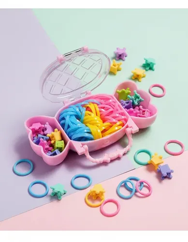 10 Set De Colitas Y Broches Para El Pelo- Infantil-souvenir