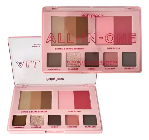 Paleta Ruby Rose All In One Sombras Ojos Bronzer Rubor