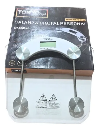 Balanza Digital Personal De Vidrio 180 Kg.