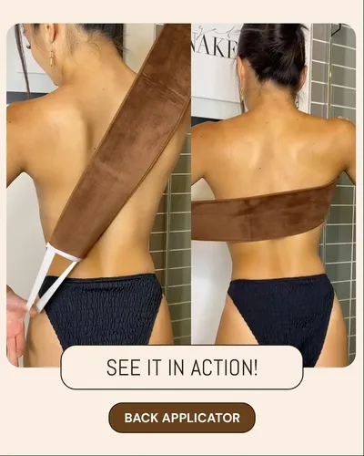 Manopla Aplicadora De Bronceado Peta Jane Back Sin Rayas, Pa