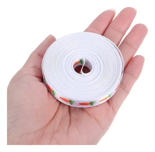 1 Rollo De Cinta Con Temática De Zanahoria For El Pelo De P
